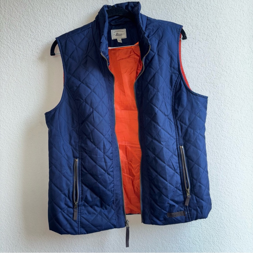 G.H. Bass & Co. Navy Quilted Jacket